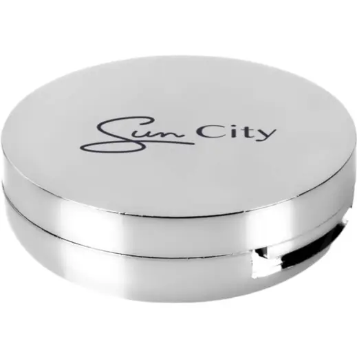 Altitude Glamourette Mirror & Lip Balm Silver Closed Branded